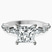 Pre-Designed Platinum Pamela Eternity Side Stone Lab Diamond Ring
