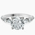 Pre-Designed Platinum Pamela Eternity Side Stone Lab Diamond Ring