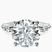Pre-Designed Platinum Pamela Eternity Side Stone Lab Diamond Ring