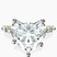 Pre-Designed 10kt Yellow Gold Pamela Eternity Side Stone Lab Diamond Ring