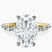 Pre-Designed 14kt Yellow Gold Pamela Eternity Side Stone Lab Diamond Ring