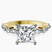 Pre-Designed 10kt Yellow Gold Pamela Eternity Side Stone Lab Diamond Ring