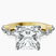 Pre-Designed 18kt Yellow Gold Pamela Eternity Side Stone Lab Diamond Ring