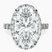 Pre-Designed 18kt Rose Gold Rachel Halo Side Stone Lab Diamond Ring