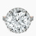Pre-Designed 18kt Rose Gold Rachel Halo Side Stone Lab Diamond Ring