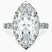 Pre-Designed 10kt White Gold Rachel Halo Side Stone Lab Diamond Ring