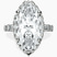 Pre-Designed 10kt White Gold Rachel Halo Side Stone Lab Diamond Ring