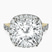 Pre-Designed 14kt Yellow Gold Rachel Halo Side Stone Lab Diamond Ring