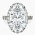 Pre-Designed 10kt Yellow Gold Rachel Halo Side Stone Lab Diamond Ring