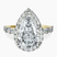Pre-Designed 14kt Yellow Gold Rachel Halo Side Stone Lab Diamond Ring