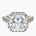 Pre-Designed 14kt Yellow Gold Rachel Halo Side Stone Lab Diamond Ring