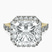 Pre-Designed 14kt Yellow Gold Rachel Halo Side Stone Lab Diamond Ring