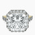 Pre-Designed 18kt Yellow Gold Rachel Halo Side Stone Lab Diamond Ring