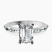 Kimberly Baguette Side Stone Lab Diamond Engagement Ring in 10kt White Gold