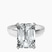 Pre-Designed Platinum Ember Secret Halo Lab Diamond Ring