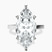 Pre-Designed Platinum Ember Secret Halo Lab Diamond Ring