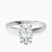 Pre-Designed Platinum Ember Secret Halo Lab Diamond Ring