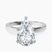 Pre-Designed Platinum Ember Secret Halo Lab Diamond Ring