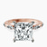 Pre-Designed 14kt Rose Gold Sheryl Marquise Side Stone Lab Diamond Ring