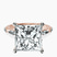 Pre-Designed 10kt Rose Gold Sheryl Marquise Side Stone Lab Diamond Ring
