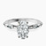 Pre-Designed Platinum Sheryl Marquise Side Stone Lab Diamond Ring