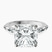 Pre-Designed Platinum Sheryl Marquise Side Stone Lab Diamond Ring