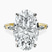 Pre-Designed 18kt Yellow Gold Sheryl Marquise Side Stone Lab Diamond Ring