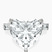 Pre-Designed 10kt White Gold Gizele Tapered Side Stone Lab Diamond Ring