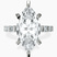 Pre-Designed 18kt Yellow Gold Keziah Side Stone Princess Lab Diamond Ring
