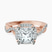 Pre-Designed 18kt Rose Gold Astoré Channel Glided Lab Diamond Ring
