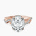 Pre-Designed 9ct Rose Gold Astoré Channel Glided Lab Diamond Ring