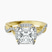 Pre-Designed 14ct Yellow Gold Astoré Channel Glided Lab Diamond Ring