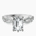 Aristea Elite Milgrain Lab Diamond Engagement Ring in 9ct White Gold