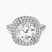 Arya Double Halo Lab Diamond Engagement Ring in 10kt White Gold