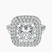 Pre-Designed 9ct White Gold Arya Double Halo Lab Diamond Ring