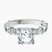 Pre-Designed 14ct White Gold Enchanted Bliss Side Stone Lab Diamond Ring