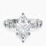 Pre-Designed 9ct White Gold Enchanted Bliss Side Stone Lab Diamond Ring