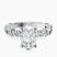 Pre-Designed 14ct White Gold Enchanted Bliss Side Stone Lab Diamond Ring
