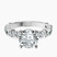 Pre-Designed 14ct White Gold Enchanted Bliss Side Stone Lab Diamond Ring
