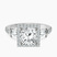 Pre-Designed 14ct White Gold Liora Cascade Halo Lab Diamond Ring
