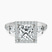 Pre-Designed 9ct White Gold Liora Cascade Halo Lab Diamond Ring