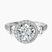 14ct White Gold Liora Cascade Halo Lab Diamond Ring