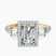 Pre-Designed 10ct Yellow Gold Liora Cascade Halo Lab Diamond Ring