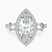 Pre-Designed 18kt Yellow Gold Liora Cascade Halo Lab Diamond Ring