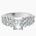 Pre-Designed Platinum Twilight Side Round Lab Diamond Ring