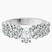 Pre-Designed 10kt White Gold Twilight Side Round Lab Diamond Ring