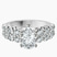Pre-Designed Platinum Twilight Side Round Lab Diamond Ring