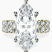 Pre-Designed 10kt Yellow Gold Twilight Side Round Lab Diamond Ring