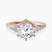 Celestial Splendor Lab Diamond Engagement Ring in 9ct Rose Gold