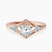 Pre-Designed 10kt Rose Gold Celestial Splendor Lab Diamond Ring